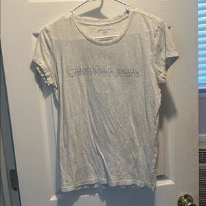 Calvin Klein light gray soft T-shirt size small